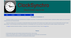 Desktop Screenshot of clocksynchro.com